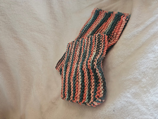 Knitted washcloth