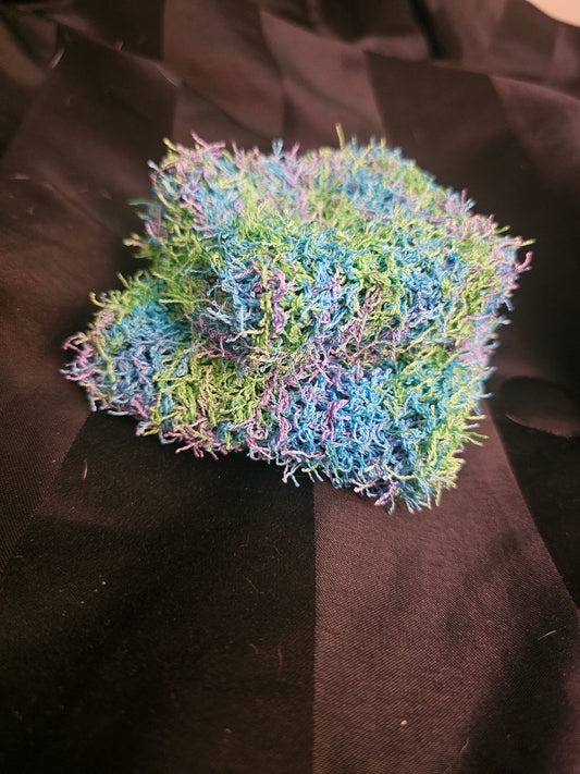 Hand Knitted Scrubby Washcloth