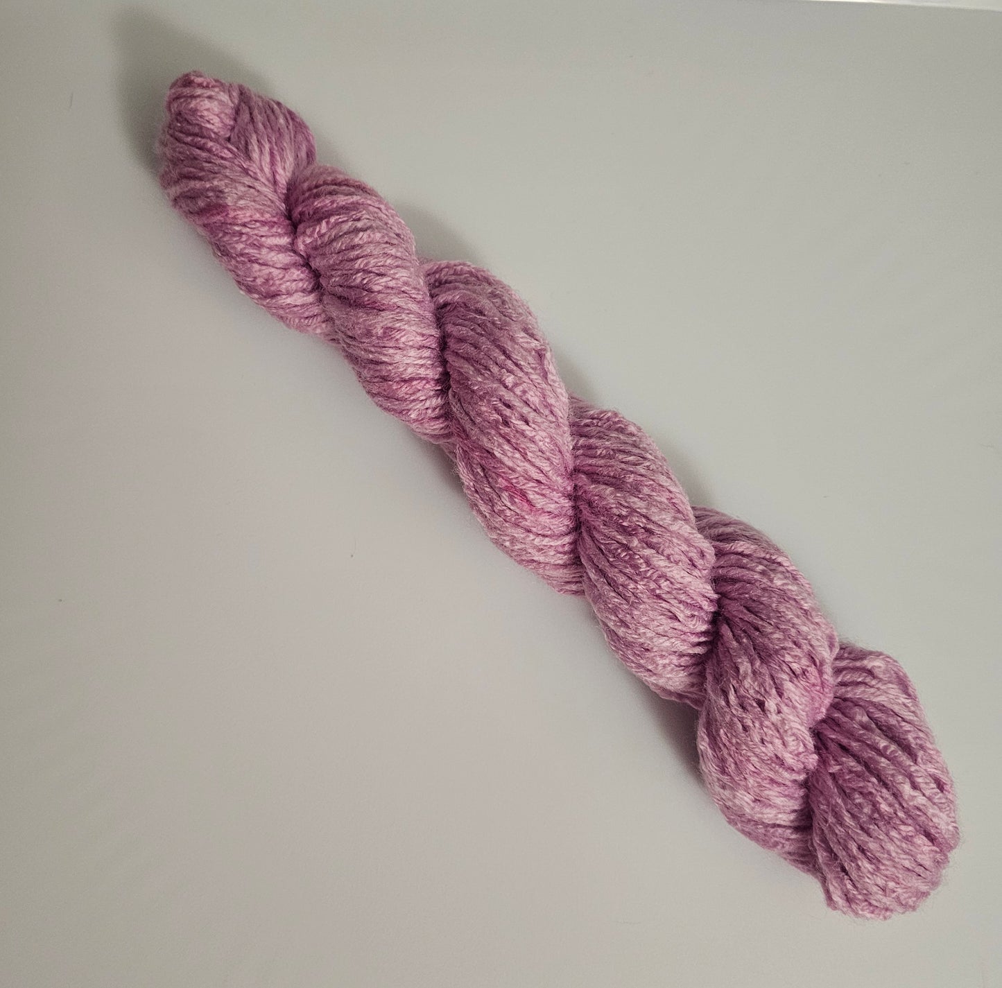 Hand dyed pink yarn (50 G skeins)