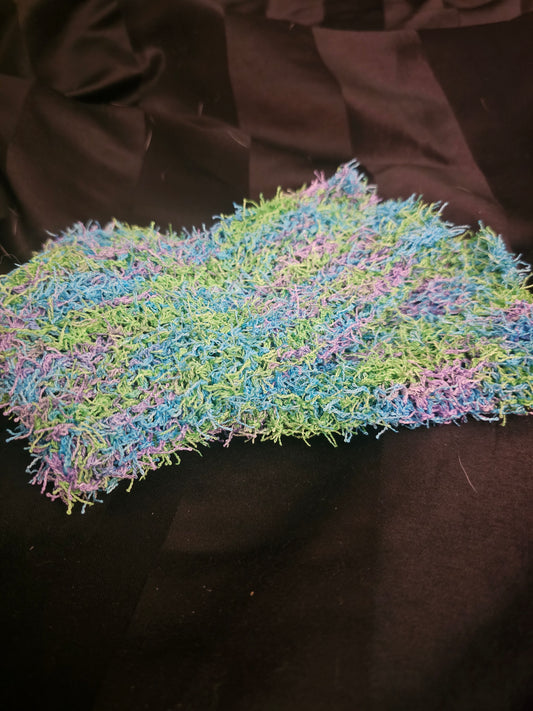 Hand Knitted Scrubby Washcloth